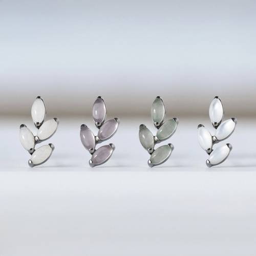 Накрутка Ветвь натуральный камень зеленый Авантюрин 1.2 мм фото 2